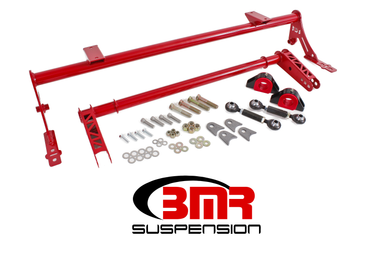 Ford Mustang Sway Bar Kit - Rear - BMR Suspension - Xtreme 35mm Hollow - Red - `05-`14 Ford Mustang Sway Bar Kit - Rear - BMR Suspension - Xtreme 35mm Hollow - Red - `05-`14